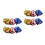 12 Pcs Cheerleading Pom Poms With Handles Plastic Dance Party Decor 8