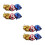 12 Pcs Cheerleading Pom Poms With Handles Plastic Dance Party Decor 6