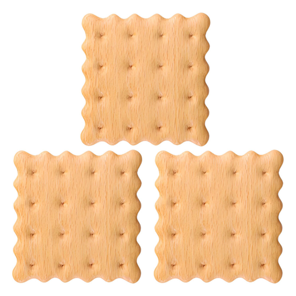 12 Pcs Wooden Cookie Coasters Biscuit Shaped Coffee Insulation Pads-image-OPC-PKXHYZ8-NEW