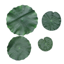 3 Sets Of 8Pcs Artificial Lotus Leaf Eva Stage Props Green