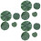 3 Sets Of 8Pcs Artificial Lotus Leaf Eva Stage Props Green 6