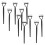 10Pcs Eyelash Comb Separator Mascara Applicator Lash Definer Tool 11