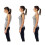Back support breathable posture corrector pain relief 2