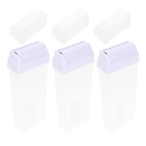 3Pcs Plastic Wax Storage Bottles For Home Diy Travel Use