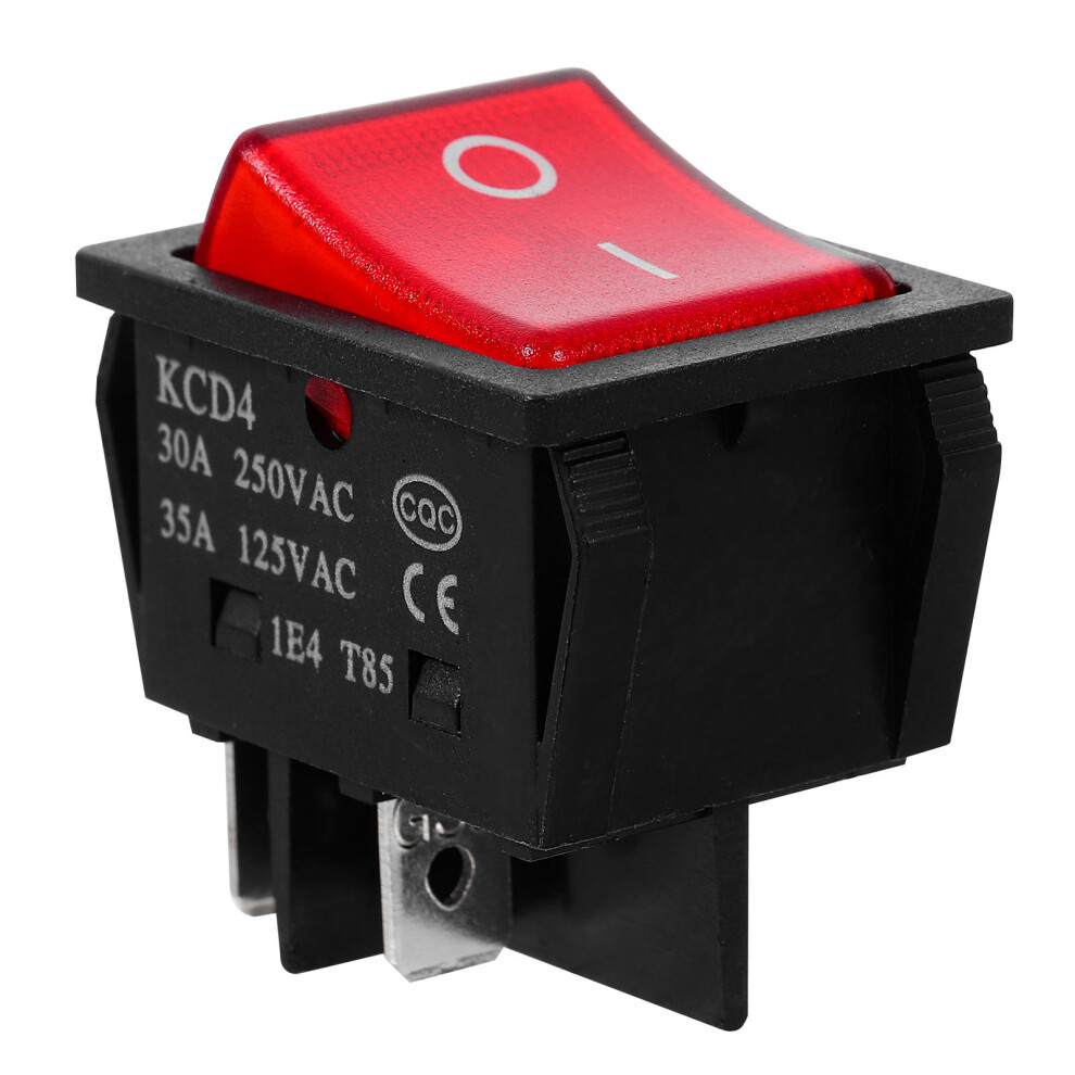 2Pcs Vehicle Boat Rocker Switch Replacement With 4 Position Light 033578346508