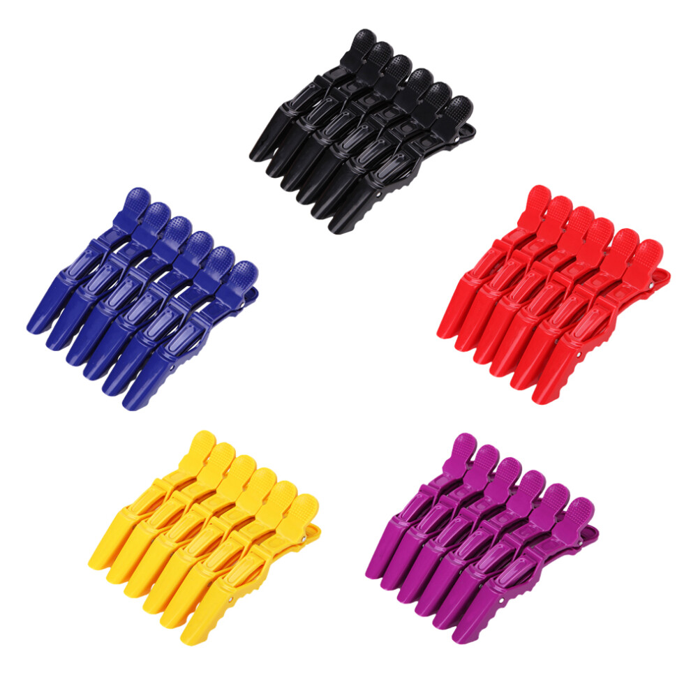 Villcase Unisex 30Pcs Hair Clips Plastic Sectioning Styling Accessories