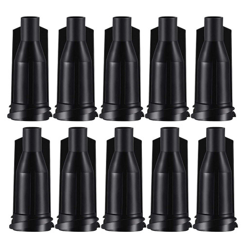 2250Pièces Bouchons Plastique Seringue Luer Lock Noir Réutilisables