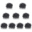 2250Pièces Bouchons Plastique Seringue Luer Lock Noir Réutilisables 8