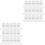 60 Pcs Plastic Nail Art Clip For Nail Extension And Model Fixing 6