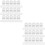 60 Pcs Plastic Nail Art Clip For Nail Extension And Model Fixing 3