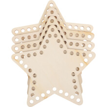 12 Pcs Star Shaped Embroidery Floss Organizer Cross Stitch Board