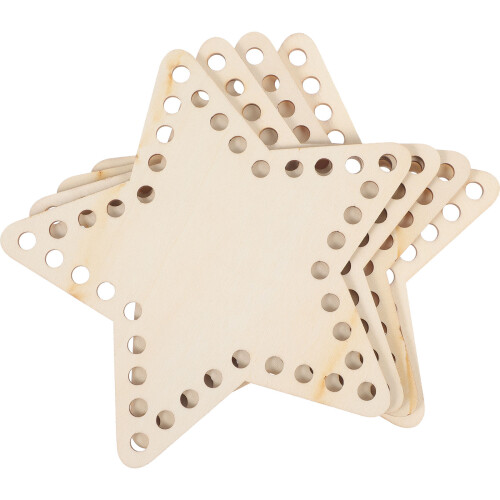 12 Pcs Star Shaped Embroidery Floss Organizer Cross Stitch Board 1