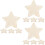 12 Pcs Star Shaped Embroidery Floss Organizer Cross Stitch Board 8