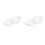2 Pcs Ruffles False Collar Decorative Fake Collar For Women 10