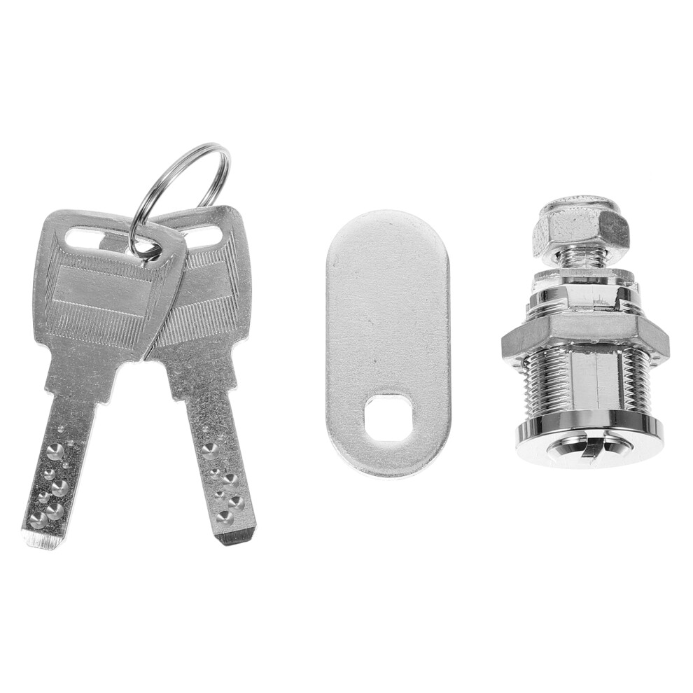 Showcase Lock Cabinet With Keys Metal Security Stainless Steel 033578348304