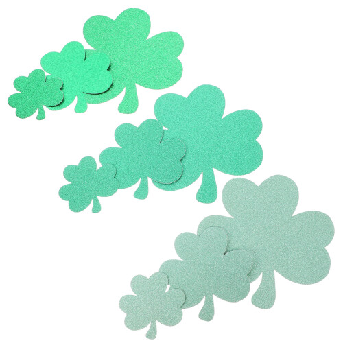 3Ensembles Ornements Trèfle Vert, Décoration Murale Enfants 2