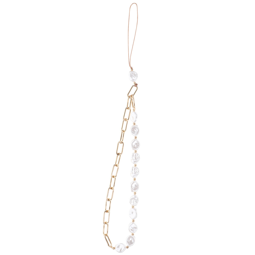 5Pcs Beaded Phone Charm Lanyard Wrist Strap Mobile Decor 033578342791