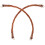 4Pcs Ergonomic Rattan Handles Basket Replacement Accessory Light Brown 1
