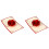 2Pcs 15.5 X 12.5Cm 3D Greeting Cards With Envelope For Holidays 2