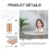 2Pcs Wooden Base Desktop Acrylic Irregular Makeup Mirror 11