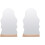 2Pcs Wooden Base Desktop Acrylic Irregular Makeup Mirror 4