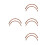 4Pcs Ergonomic Rattan Handles Basket Replacement Accessory Light Brown 6