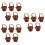 15 Pcs Mini Pocket-Size Rattan Weaving Portable Baskets 7