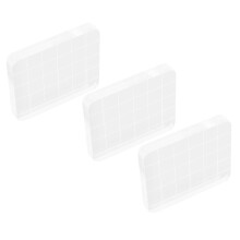 15 Pcs Clear Acrylic Stamp Blocks With Grid Lines 6x5cm For Diy Crafts