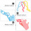 12Pcs Cartoon Baby Chain Clip Teether Holder 10