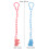 12Pcs Cartoon Baby Chain Clip Teether Holder 7