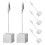 18Pcs Silver Resin Metal Photo Holders Compact Clip for Table Display 1