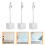 18Pcs Silver Resin Metal Photo Holders Compact Clip for Table Display 11
