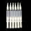 6Pcs 3Ml Transparent Empty Nail Oil Pens With Brush Tip 8