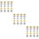 60 Pcs Diy Copper Sewing Thimble For Cross Stitch Finger Protection 9