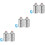 6Pcs Stainless Steel Float Valve Auto Water Refill Control Tank Silver 5