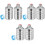 6Pcs Stainless Steel Float Valve Auto Water Refill Control Tank Silver 3