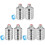 6Pcs Stainless Steel Float Valve Auto Water Refill Control Tank Silver 2