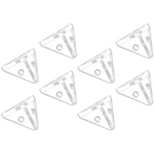 32 Pcs Acrylic Display Case Triangle Corner Connectors