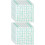400 Pcs Disposable Makeup Mixing Palettes Stickers Adhesive Hand Tools 5