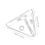 32 Pcs Acrylic Display Case Triangle Corner Connectors 2