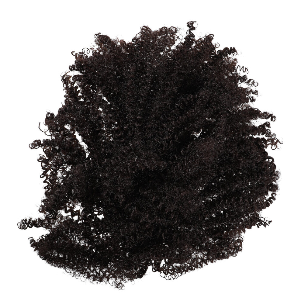 Vaguelly Unisex Black Chic Headband Wig Afro Kinky Curly Hair For Women
