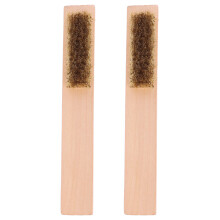 10 Pcs Snowboard Wax Removing Brush With Wooden Handle