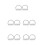 10 Pcs Stainless Steel Serrated Belt Keeper With D Ring 7