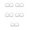 10 Pcs Stainless Steel Serrated Belt Keeper With D Ring 10