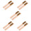10 Pcs Snowboard Wax Removing Brush With Wooden Handle 10