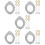 60 Pcs Diy Resin Photo Frames For Crafts And Phone Case Decor 10