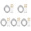 60 Pcs Diy Resin Photo Frames For Crafts And Phone Case Decor 4
