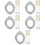 60 Pcs Diy Resin Photo Frames For Crafts And Phone Case Decor 9