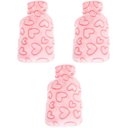 3Pcs Comfortable And Supple Hot Water Bag Cover 2