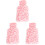 3Pcs Comfortable And Supple Hot Water Bag Cover 2
